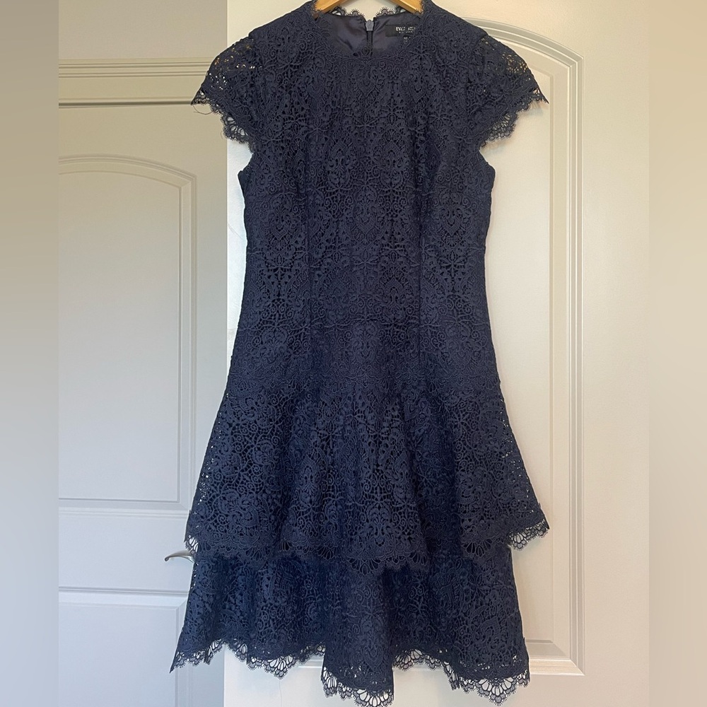 Ever New Navy Lace Dress